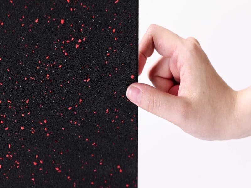 sezione trasversale della gomma a doppio strato